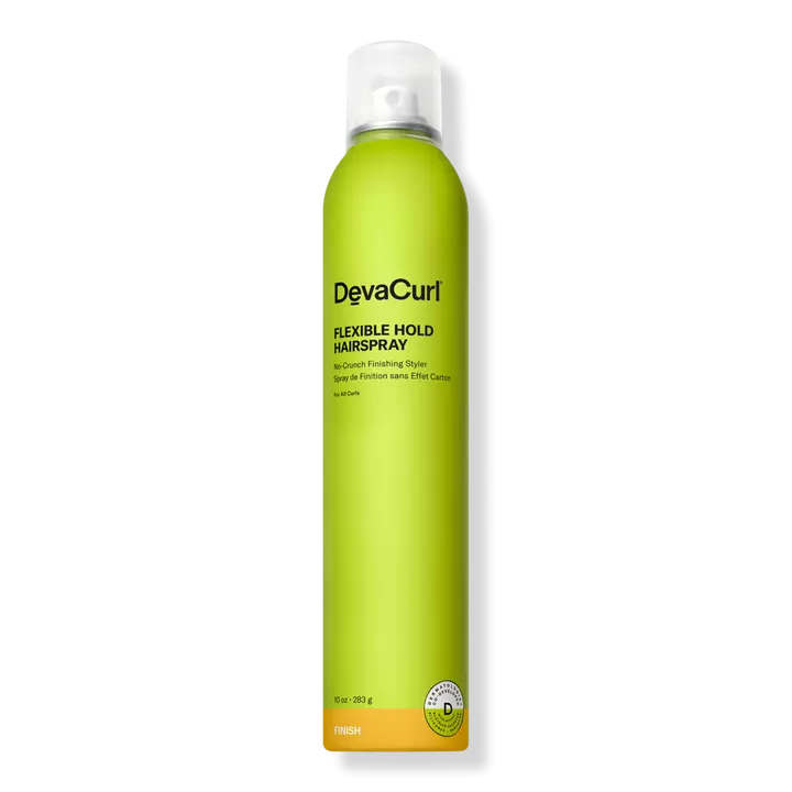 Deva Curl Flexible Hold Hairspray No-Crunch Finishing Styler 10oz.