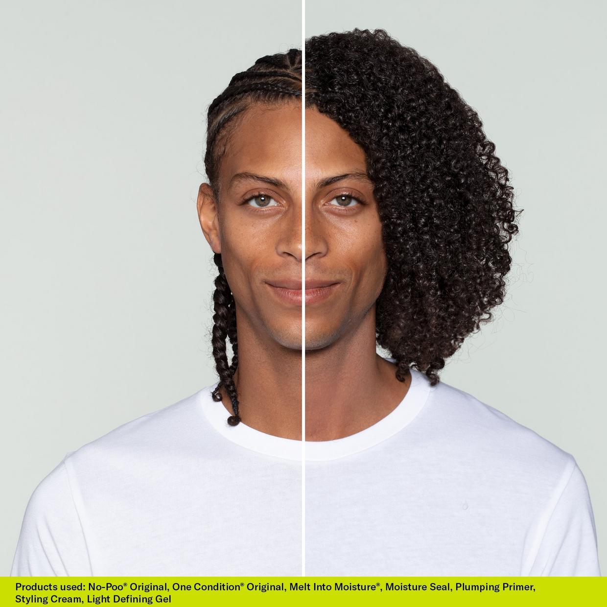 Deva Curl Melt Into Moisture Mask before and after use