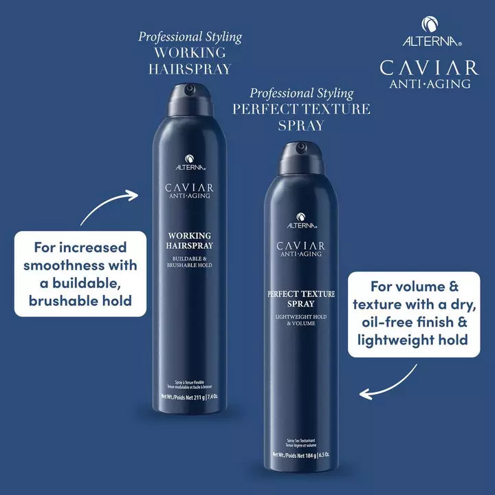 Use in conjunction with Working Hairspray