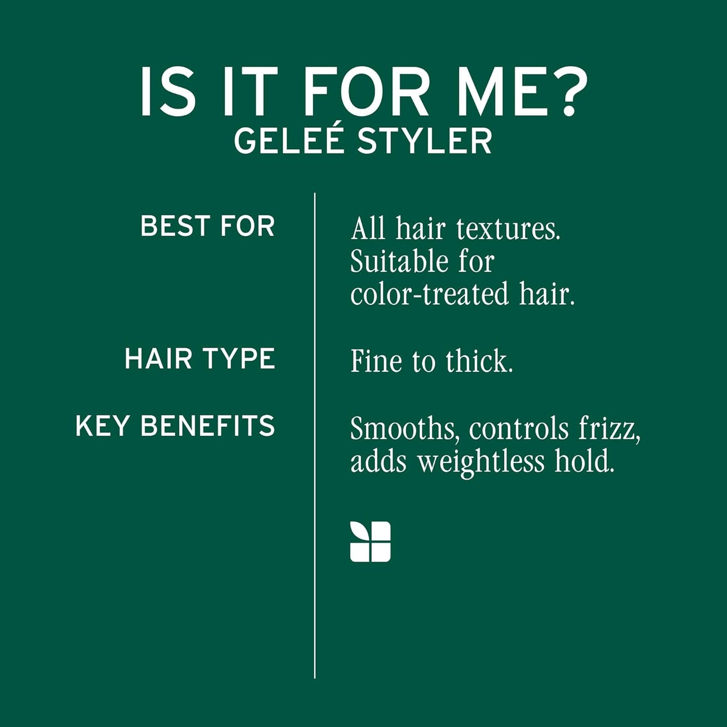 Product description of Biolage Styling Gelée