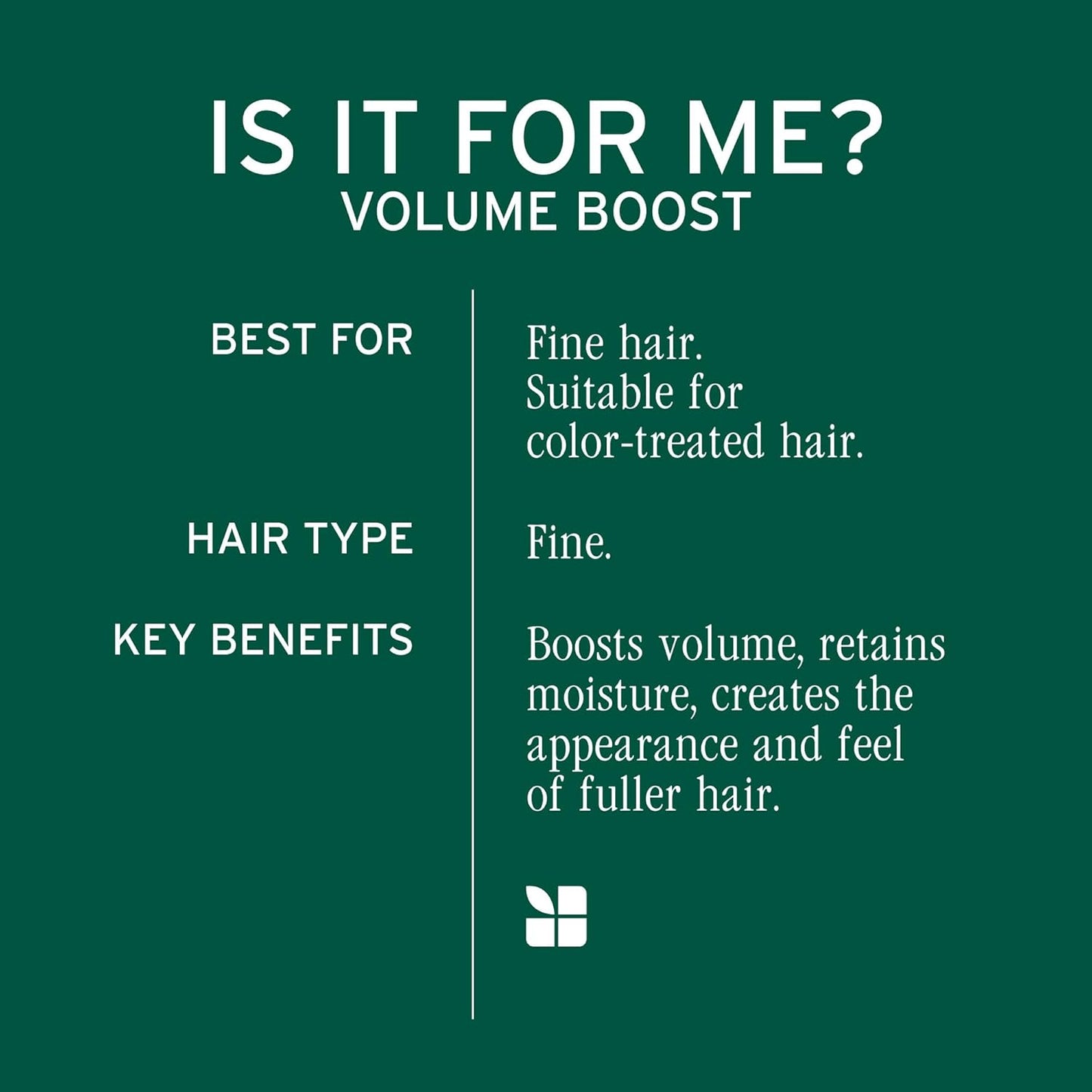 Product description of Biolage Volume Boost Conditioner