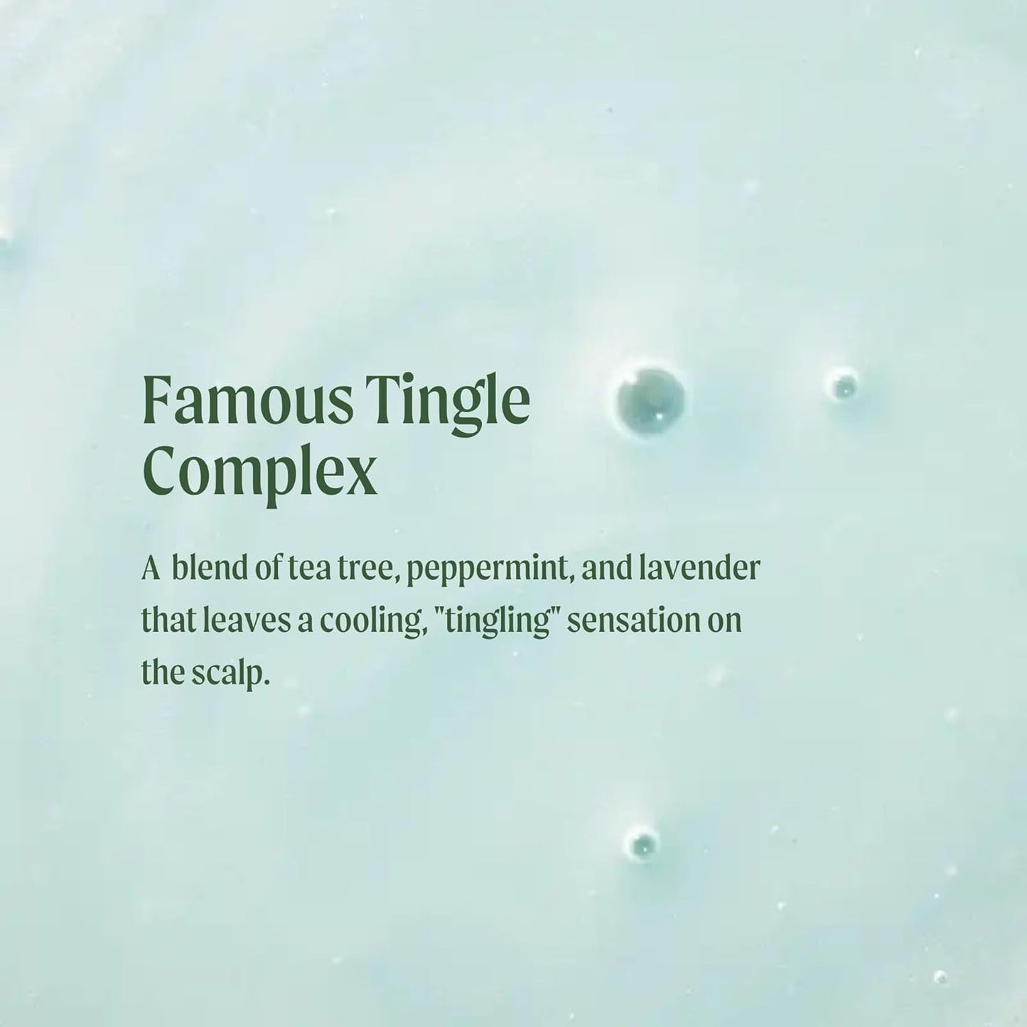 Paul Mitchell Tea Tree Special Shampoo product texture visual and famous tingle complex explanation