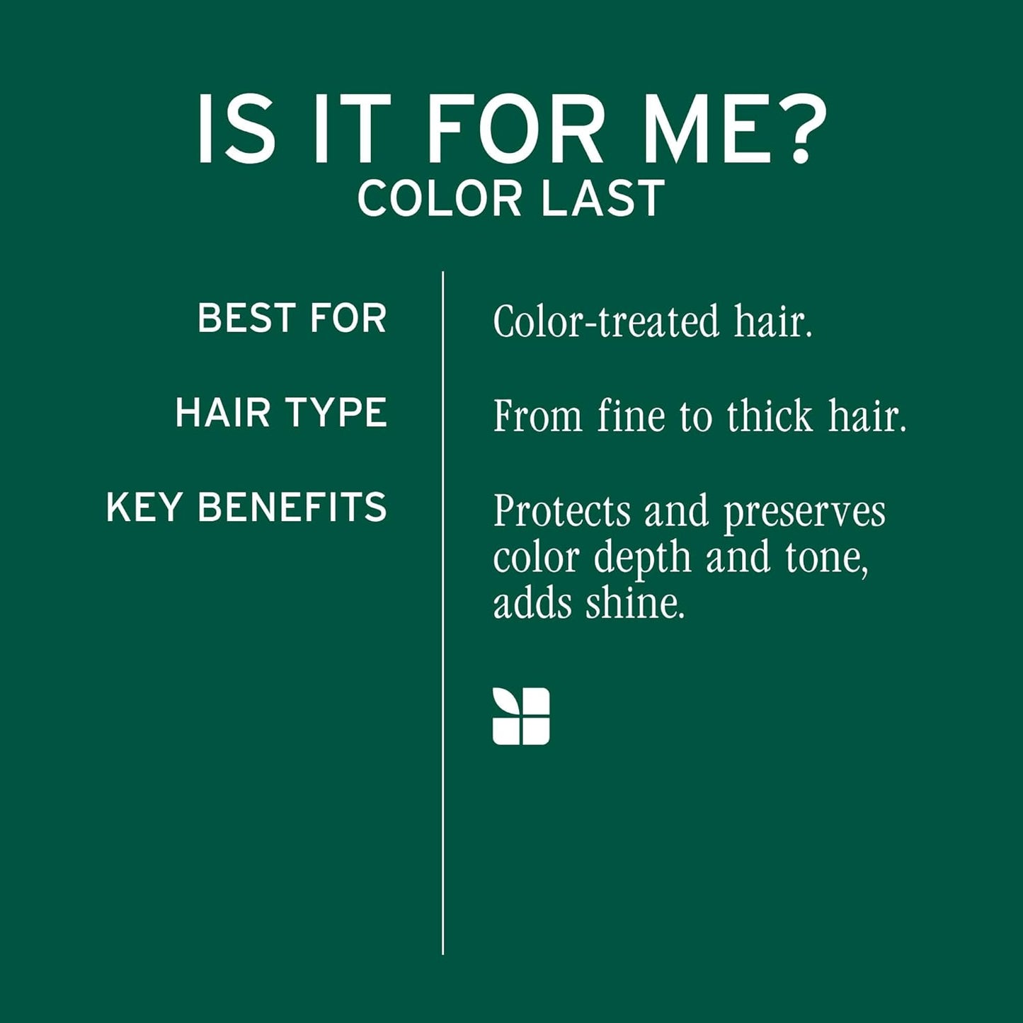 Product description of Biolage Color Last Shampoo