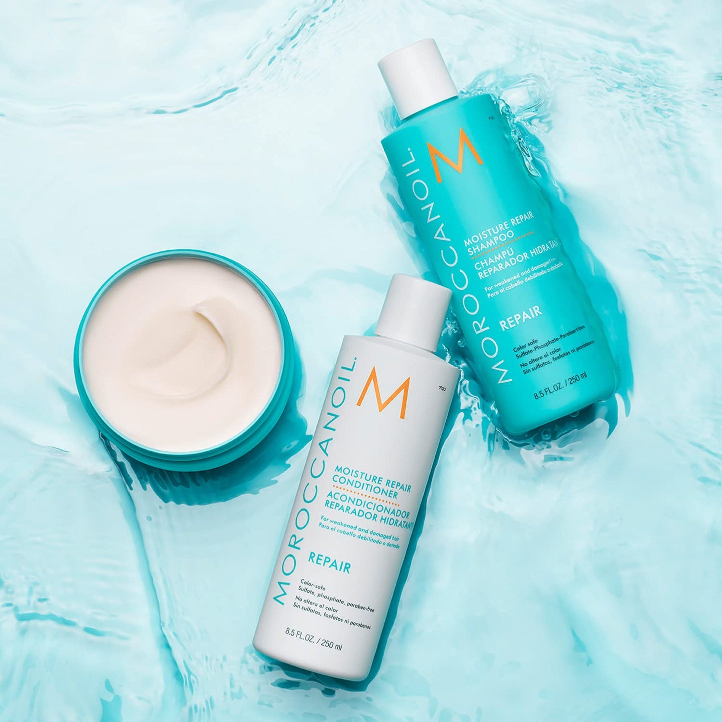 Moroccanoil Moisture Repair Shampoo, Conditioner, and Mask