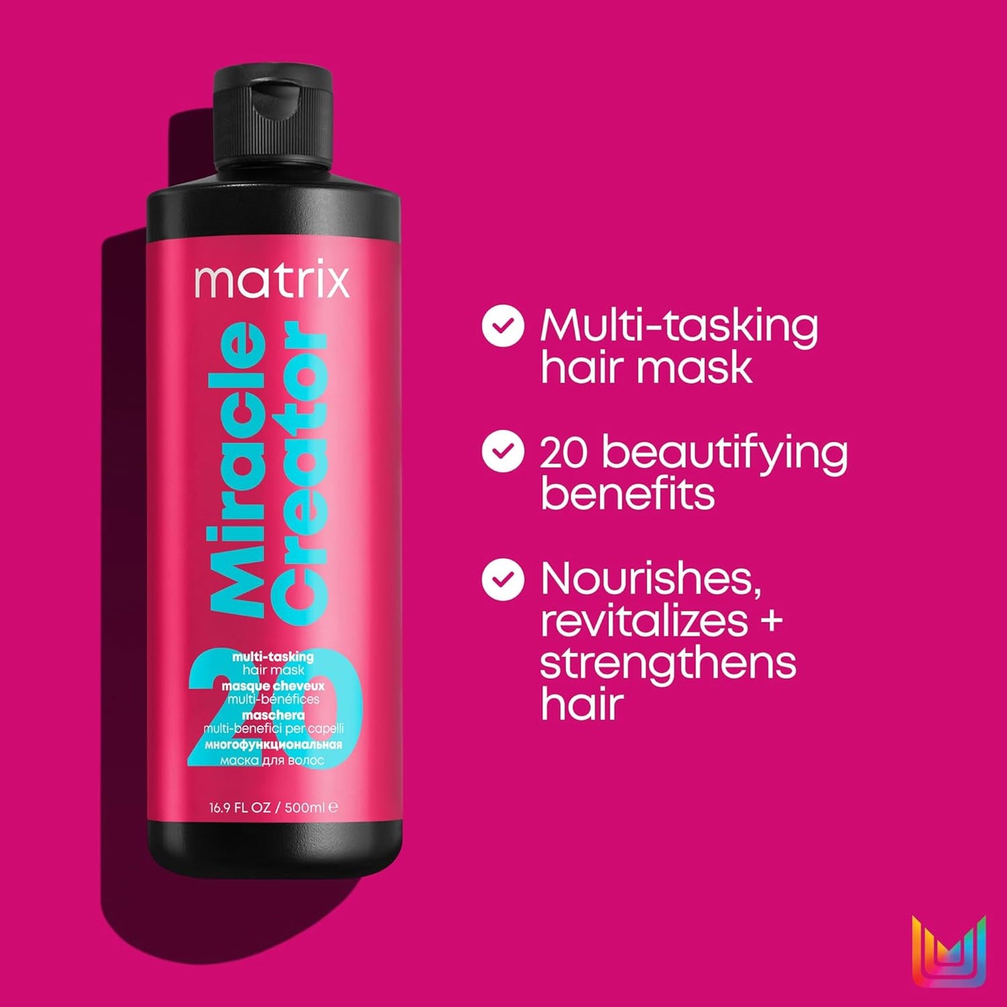 Matrix Total Results Miracle Creator Multi-Tasking Hair Mask nourishes + revitalizes + strengthens hair