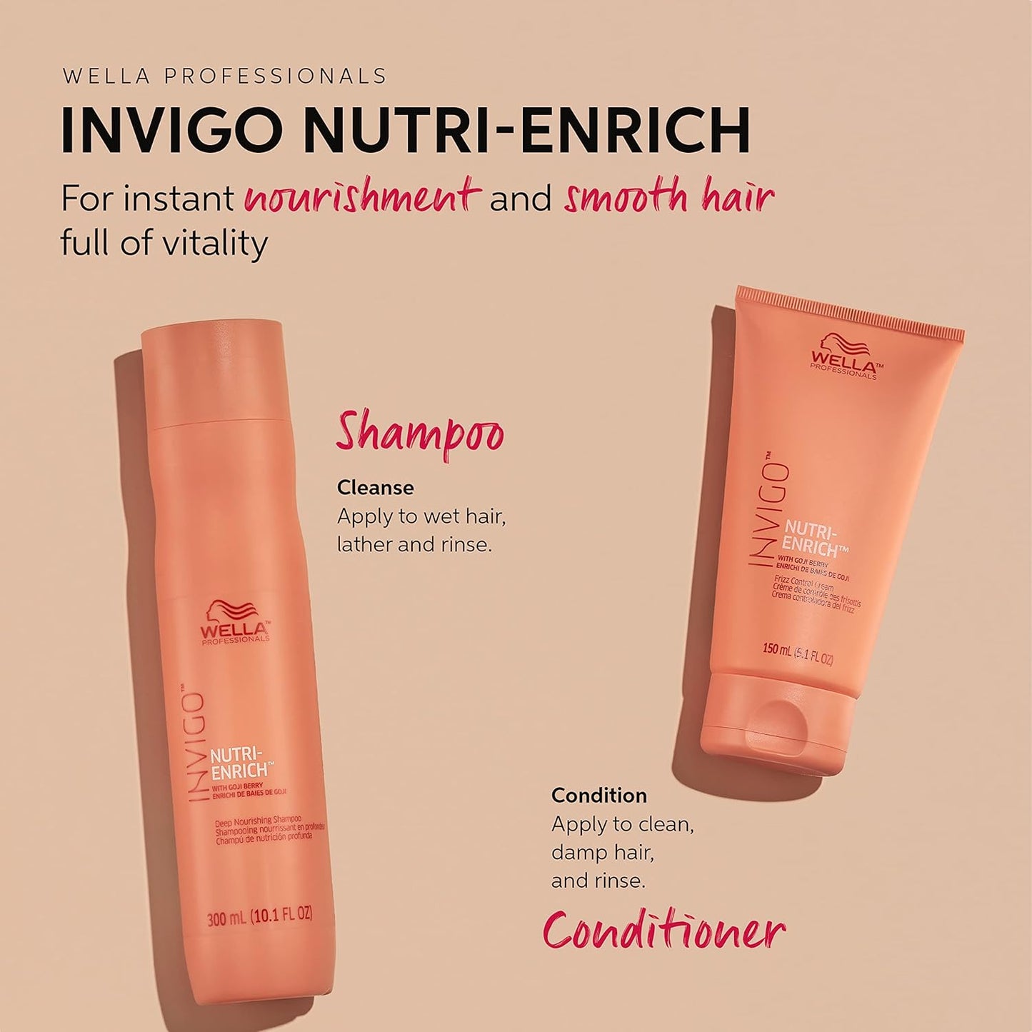 Wella Nutri Enrich Shampoo and Conditioner Benefits