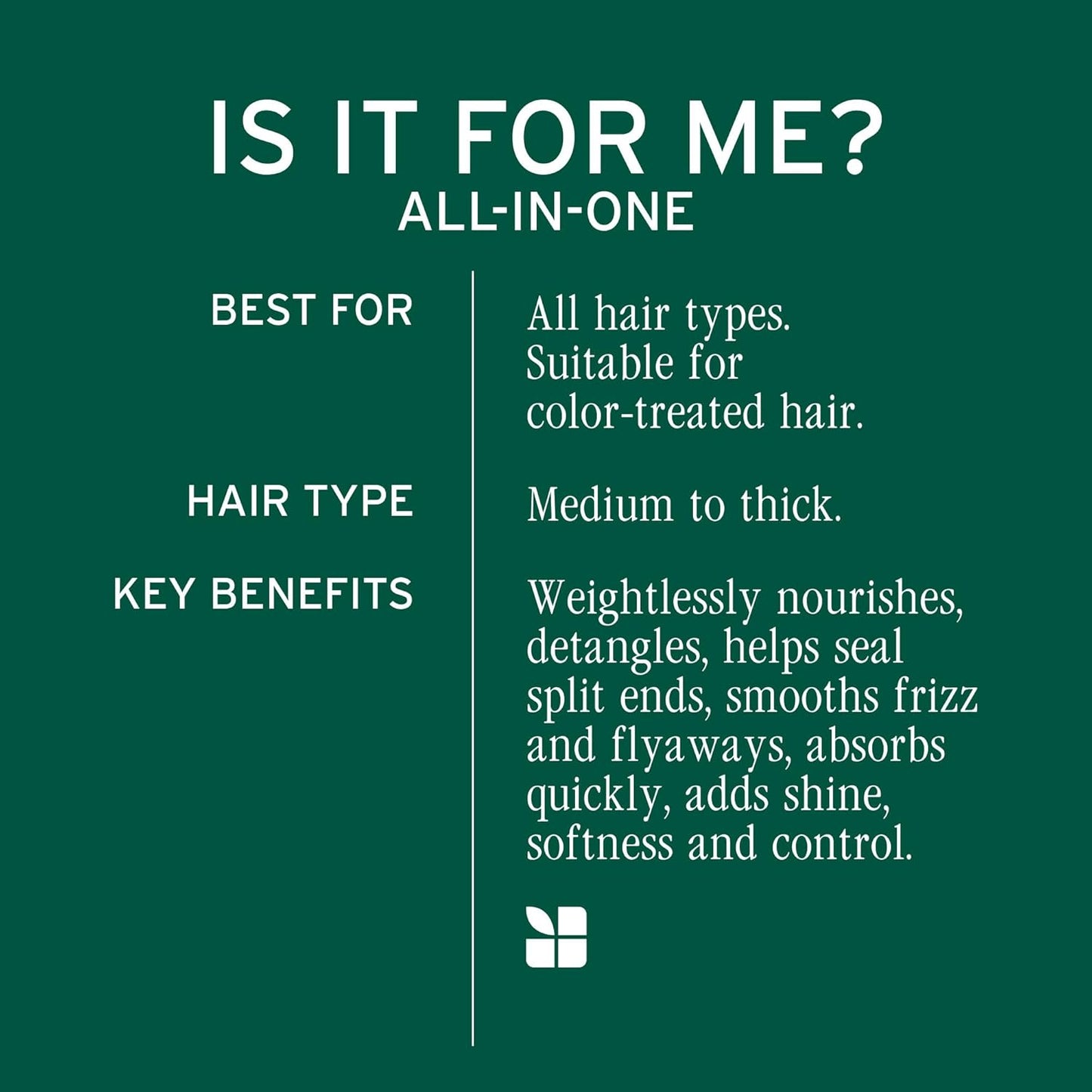 Product description of Biolage All-In-One Multi-Benefit Oil