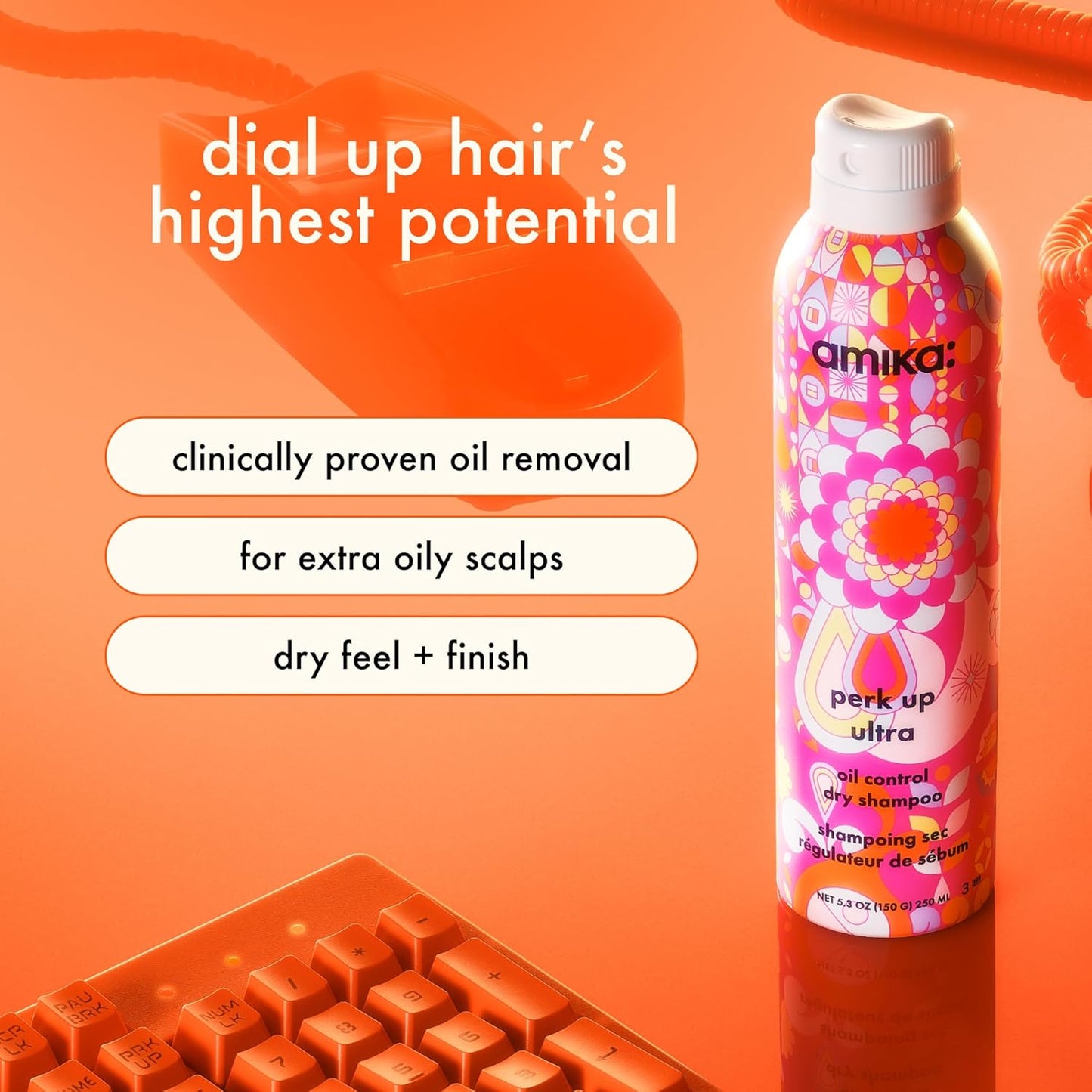 clinically proven oil removal, for extra oily scalps, and dry feel and finish