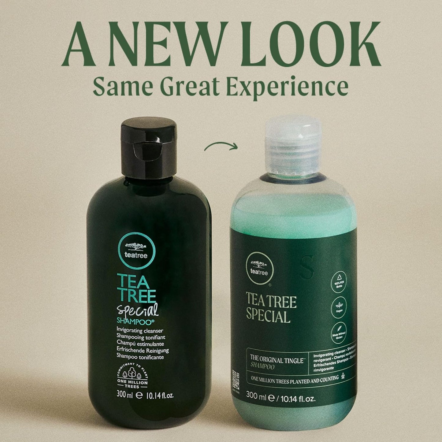Paul Mitchell Tea Tree Special Shampoo has new packaging
