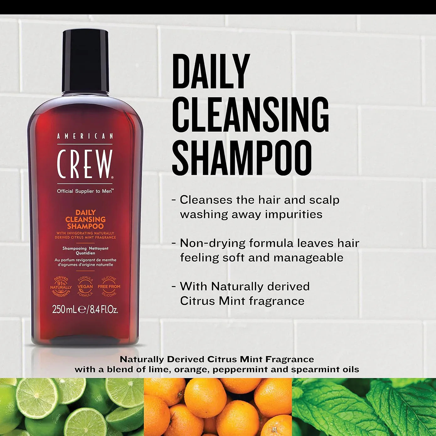 American Crew Daily Cleansing Shampoo 33oz Benefits