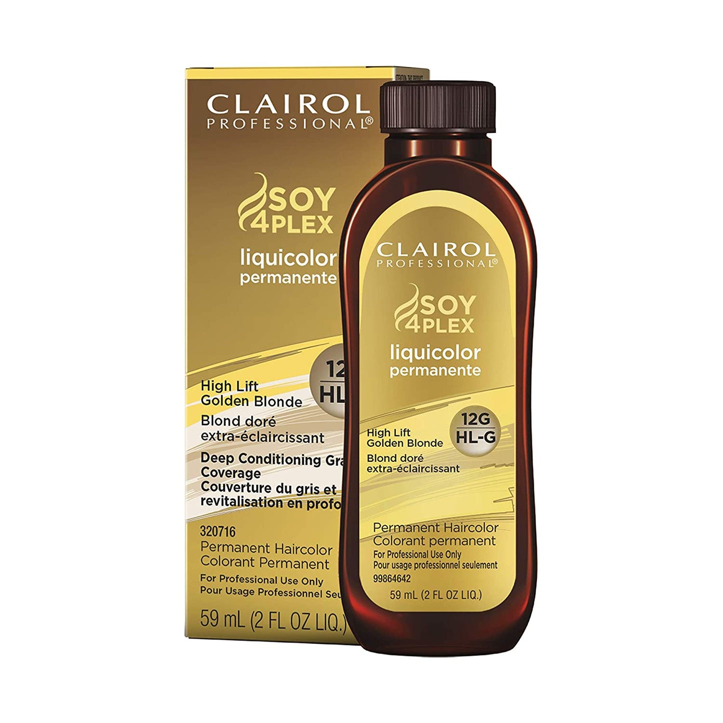 Clairol Professional Soy4Plex Liquicolor Permanent 12G High Lift Golden Blonde