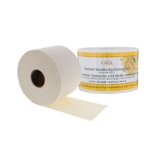 GiGi Natural Muslin Epilating Roll 40 yards
