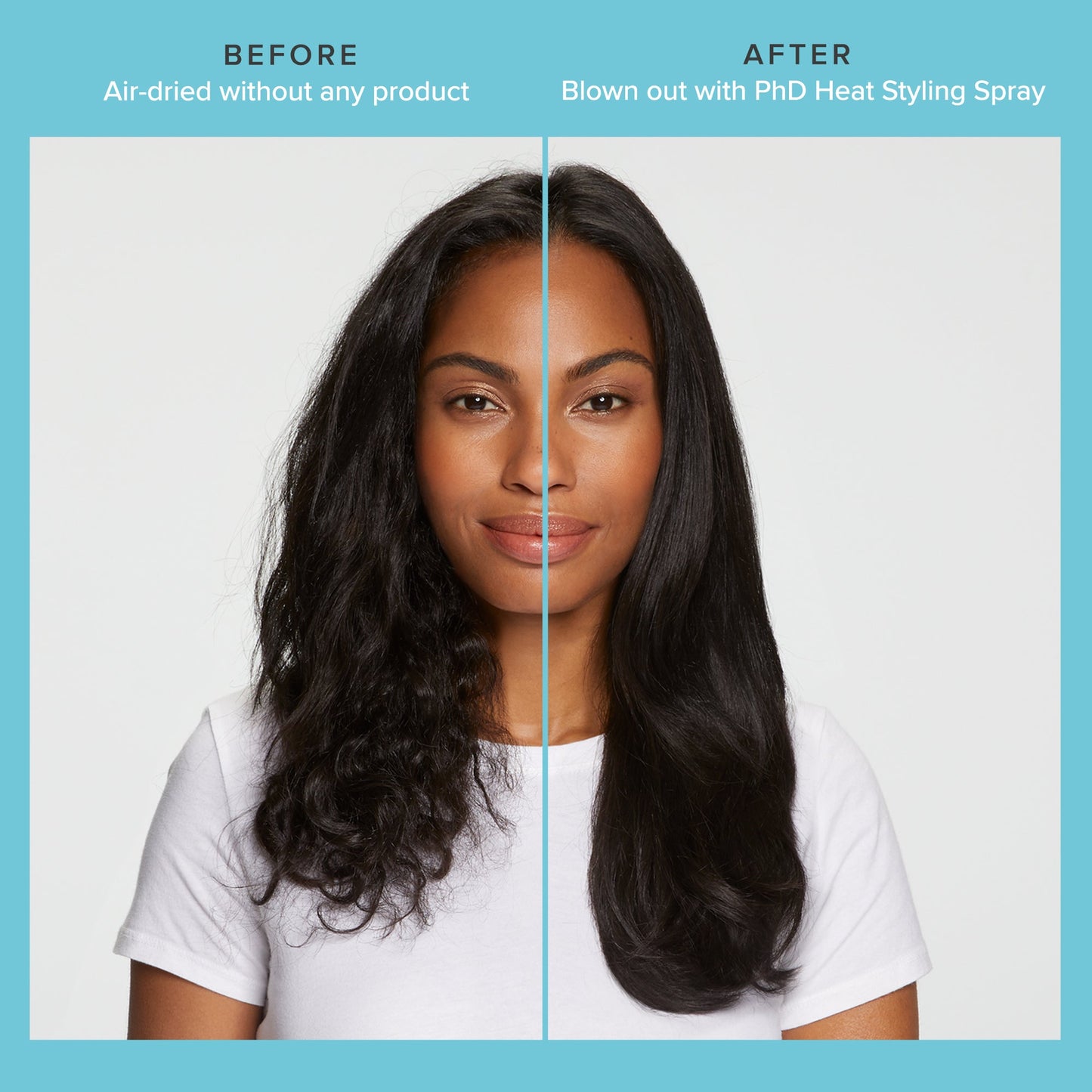 Living Proof Perfect Hair Day Heat Styling Spray Before and After