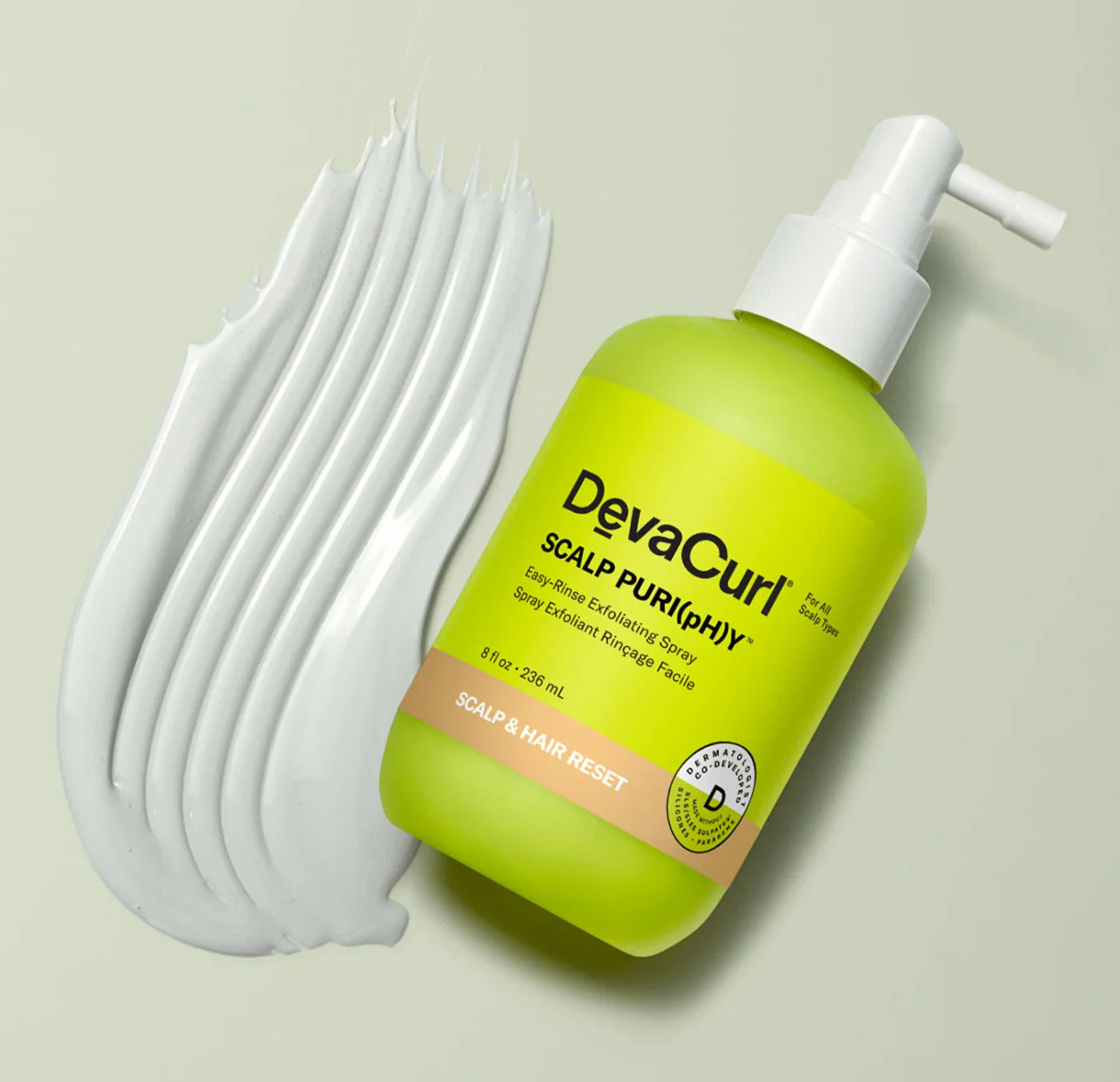 Deva Curl Scalp Puri(pH)y Exfoliating Spray product texture