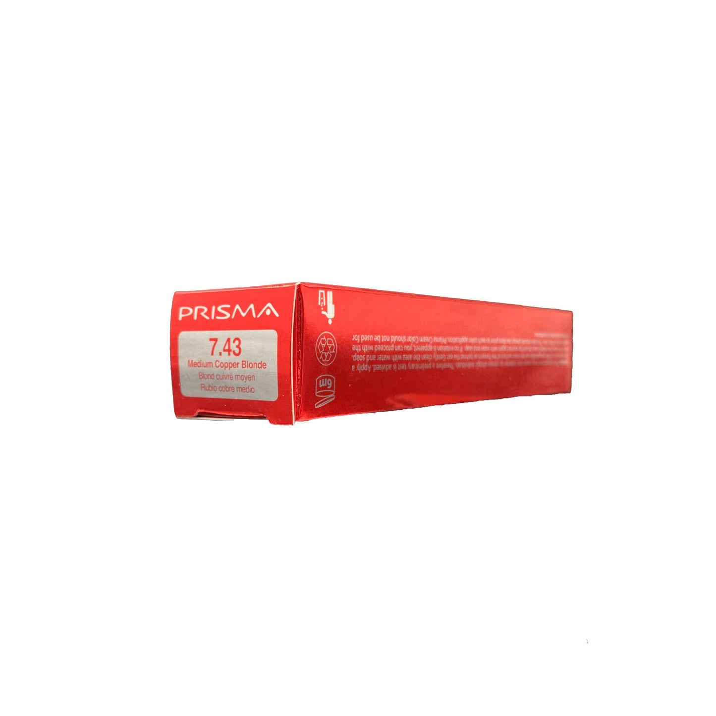 Prisma Permanent Cream Hair Color 2oz. (Ammonia Free) 7.43 Medium Copper Blonde