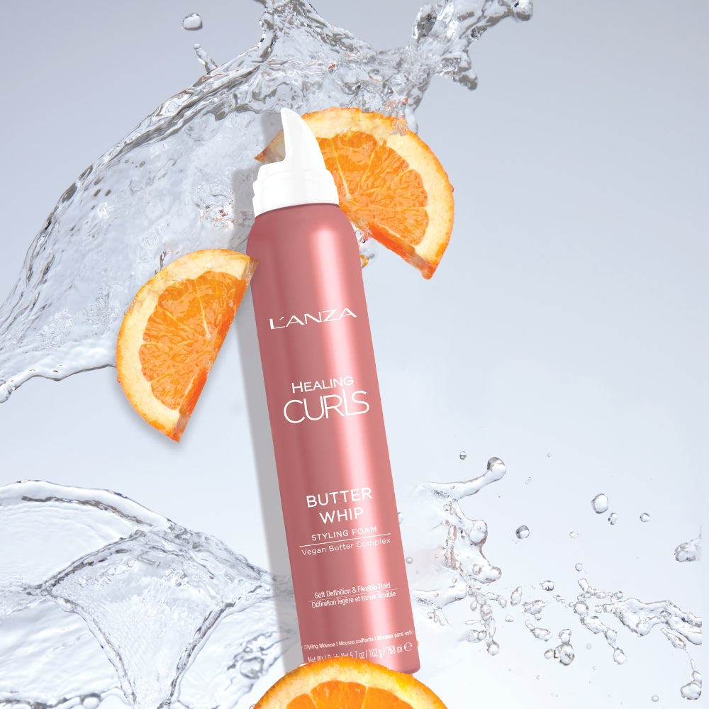 L'ANZA Healing Curls Butter Whip Styling Foam