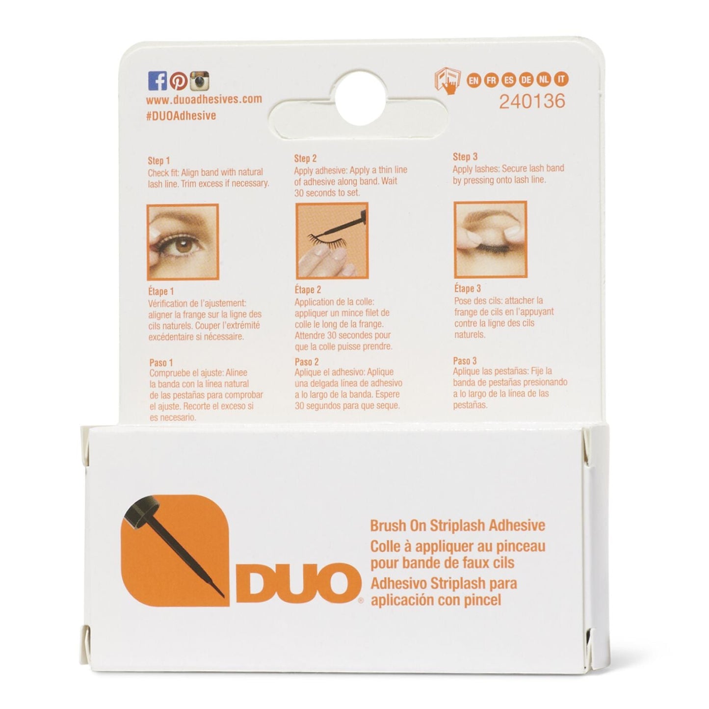 Ardell Duo Dark Brush On Eyelash Adhesive
