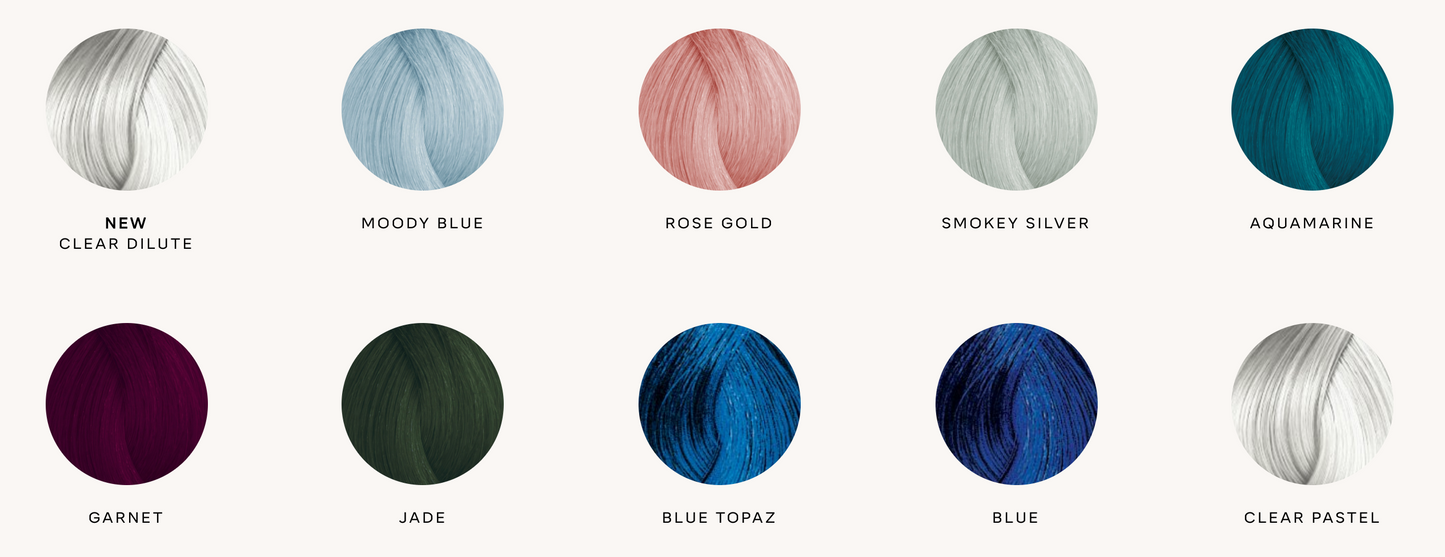 Pravana Chromasilk Vivids Semi Permanent Hair Color Color/Shade Chart