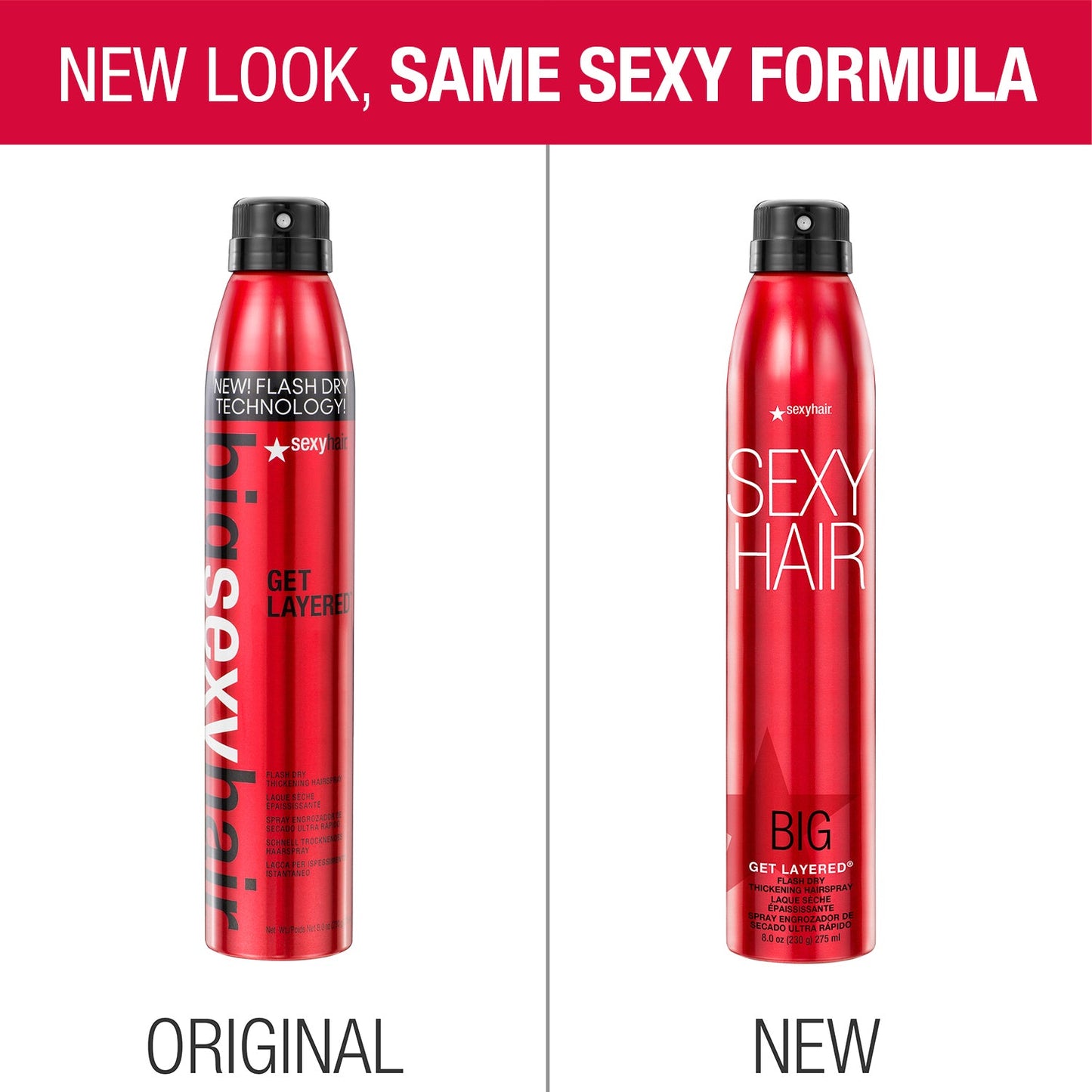 Sexy Hair Big Sexy Hair Get Layered Hairspray