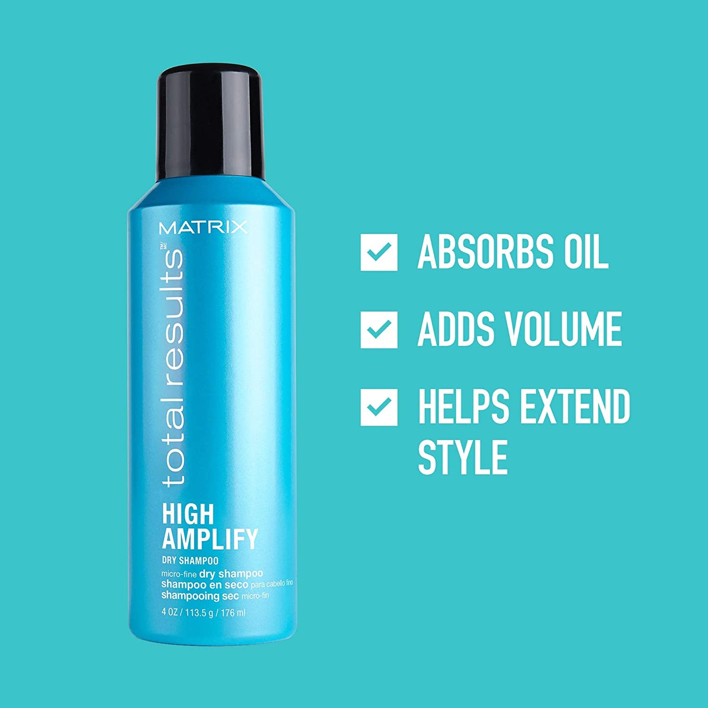 Benefits of using Matrix Total Results High Amplify Dry Shampoo