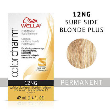 Wella Color Charm Permanent Liquid Color 1.4oz. 12NG Surf Side Blonde