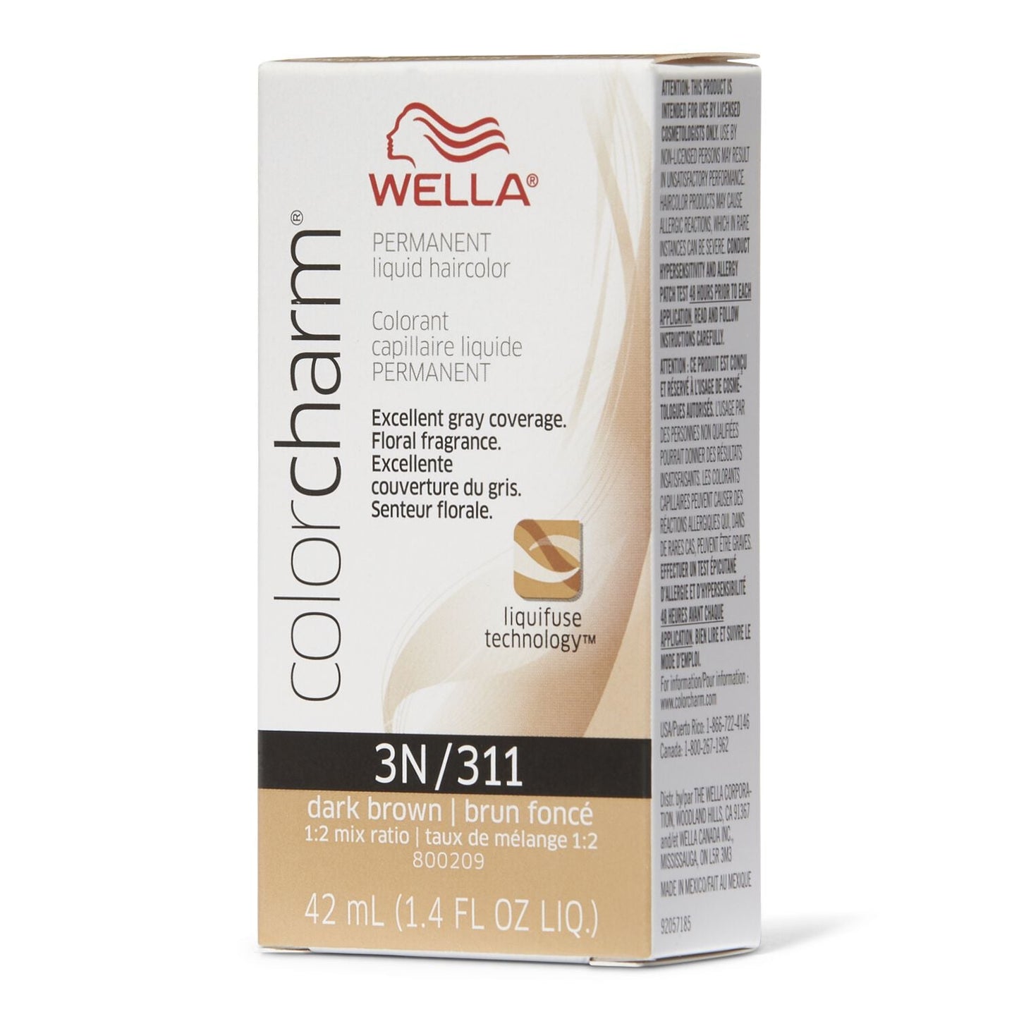 Wella Color Charm Permanent Liquid Color 1.4oz. 3N Dark Brown