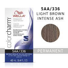Wella Color Charm Permanent Liquid Color 1.4oz. 5AA Light Brown Intense Ash