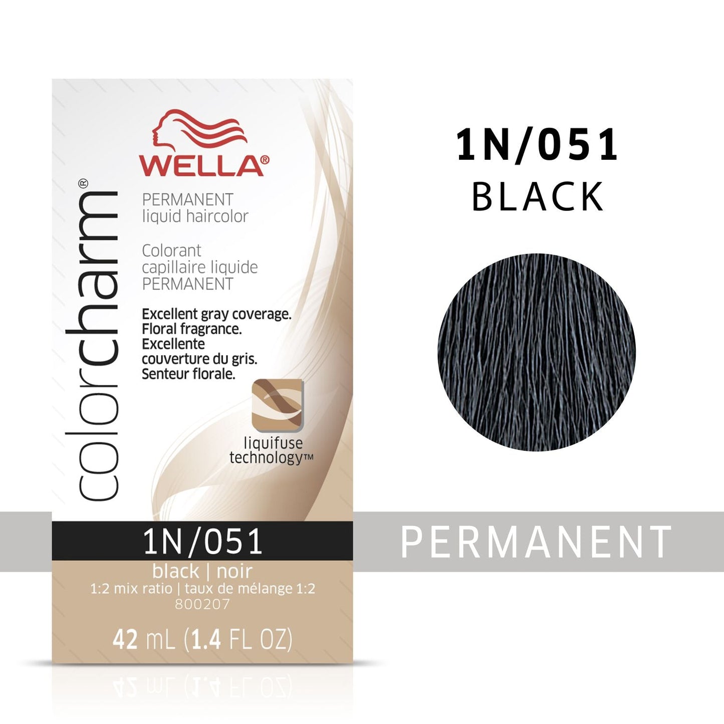 Wella Color Charm Permanent Liquid Color 1.4oz.