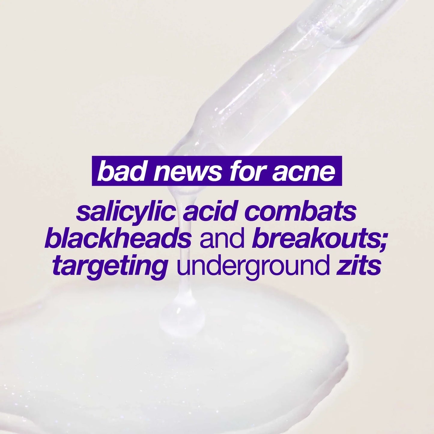 Dermalogica Breakout Clearing Liquid Peel uses salicylic acid