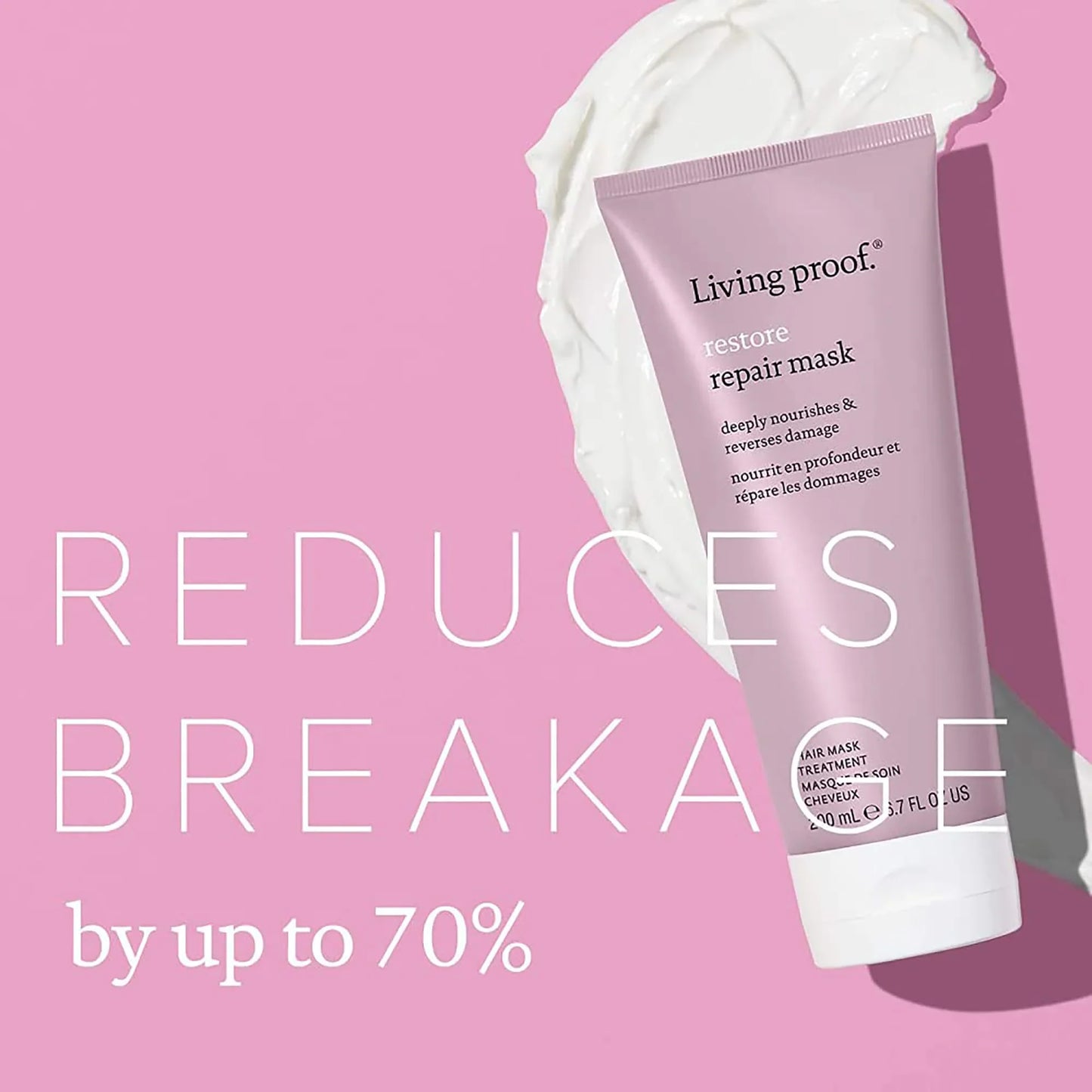 Living Proof Restore Repair Mask reduces breakage