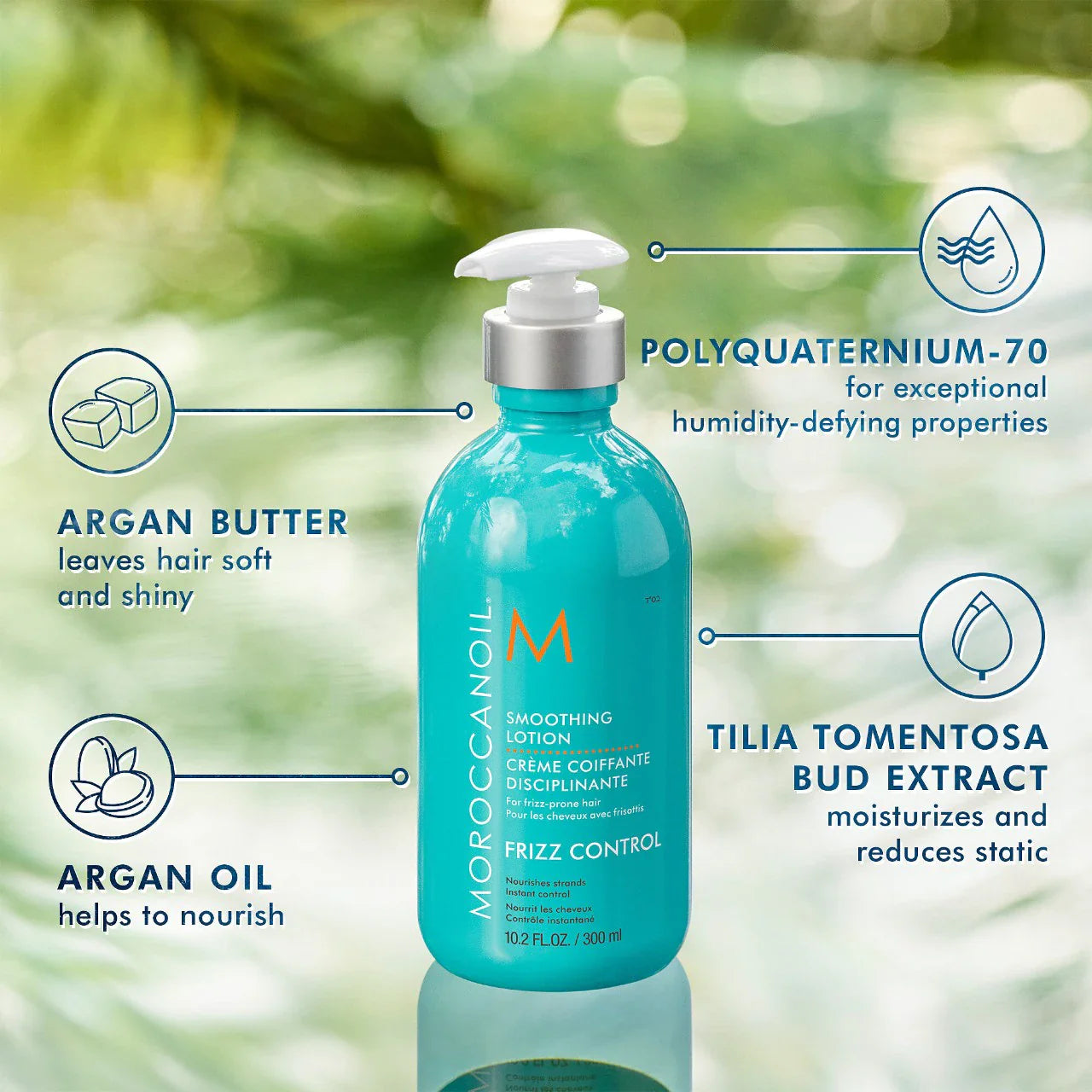 Argan Butter, Argan Oil, Polyquaternium-70, and Tilia Tomentosa Bud Extract