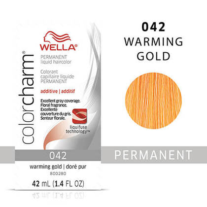 Wella Color Charm Permanent Liquid Toners 1.4oz. (042 / Warming Gold)