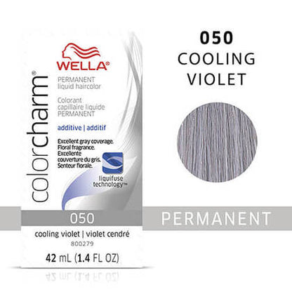 Wella Color Charm Permanent Liquid Toners 1.4oz. (050 / Cooling Violet)