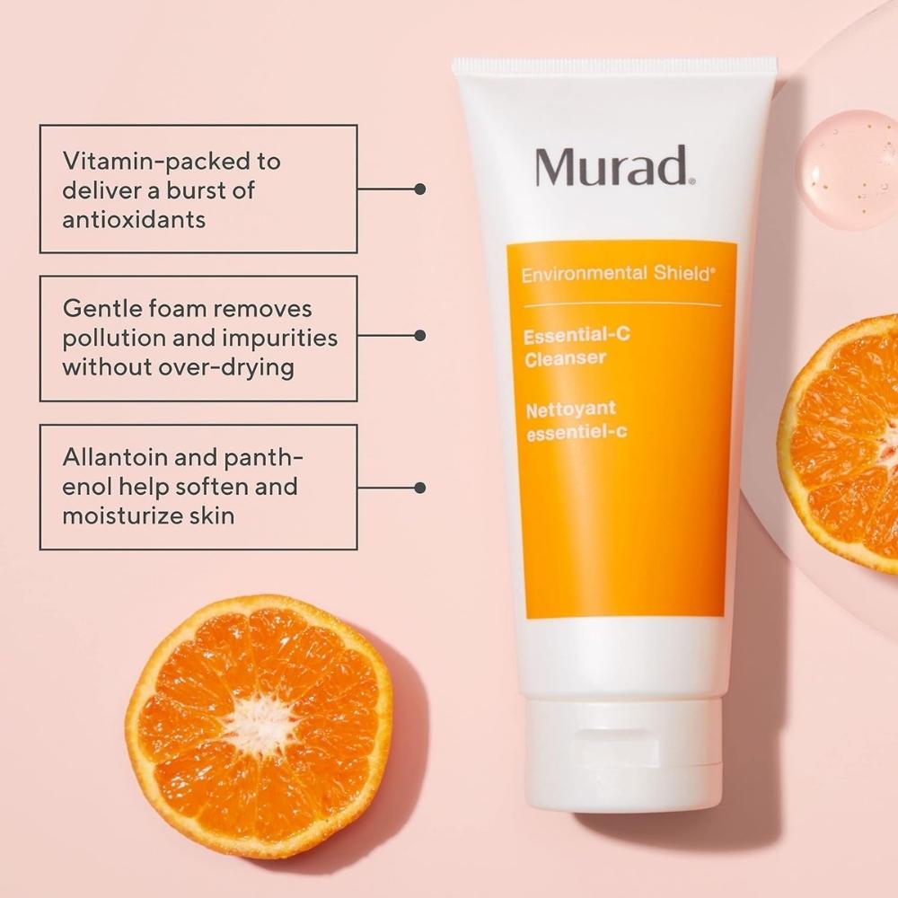 Gentle foam removes pollution and impurities without over-drying