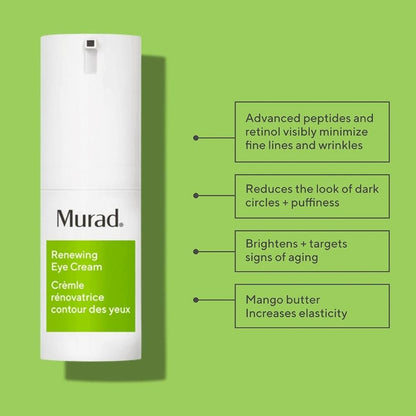 Advanced peptides and retinol visibly minimize fine lines and wrinkles