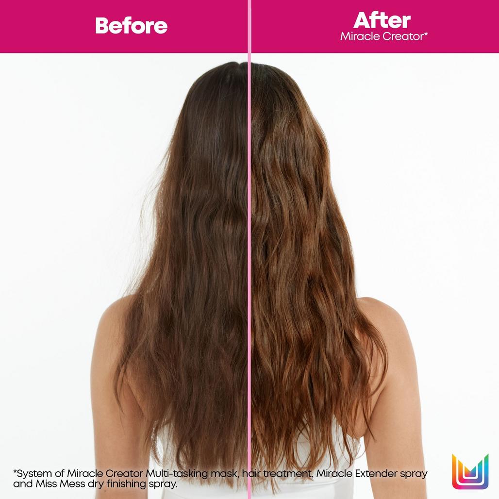 Matrix Total Results Miracle Creator Multi-Benefit Treatment Spray before and after use