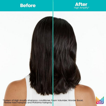 Before and after use of Matrix Total Results High Amplify system