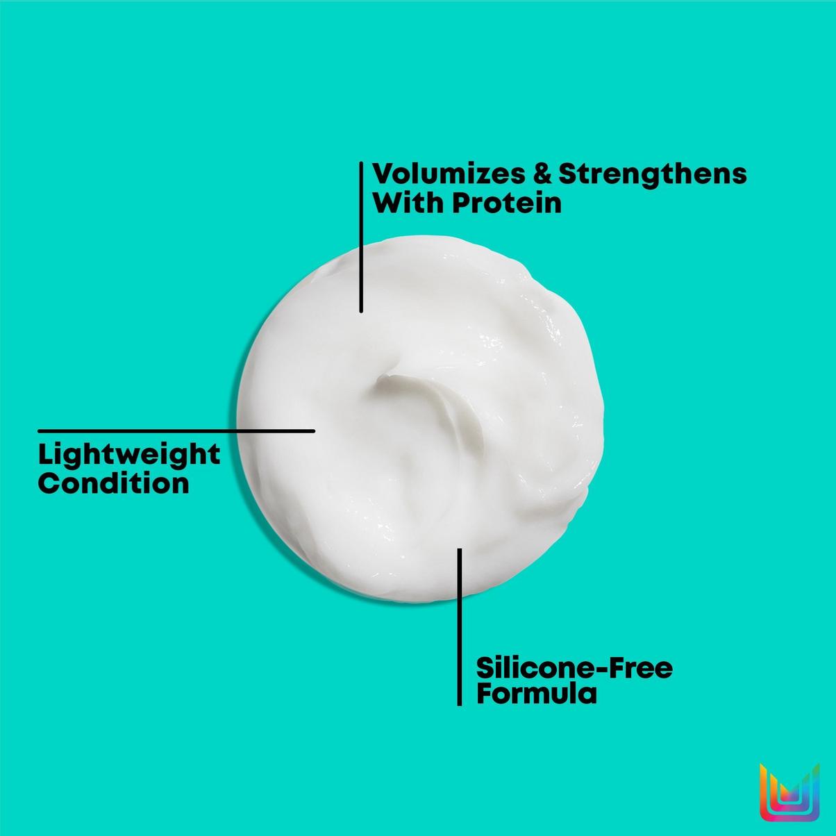 Matrix Total Results High Amplify Conditioner volumizes & strengthens with protein and is a silicone-free formula