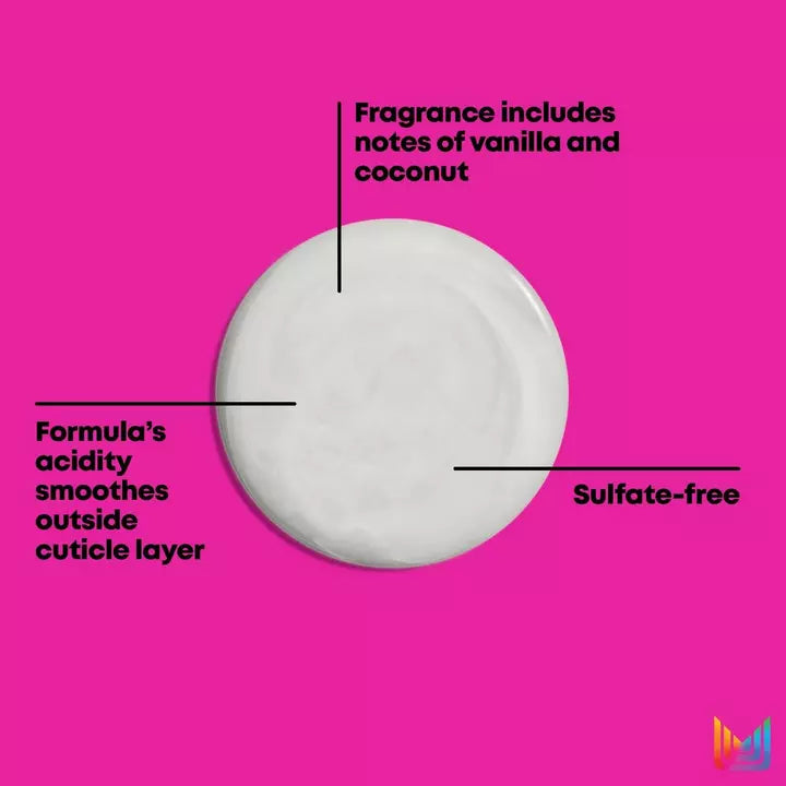 Matrix Total Results Keep Me Vivid Sulfate-Free Shampoo smooths the outside cuticle layer and is sulfate-free