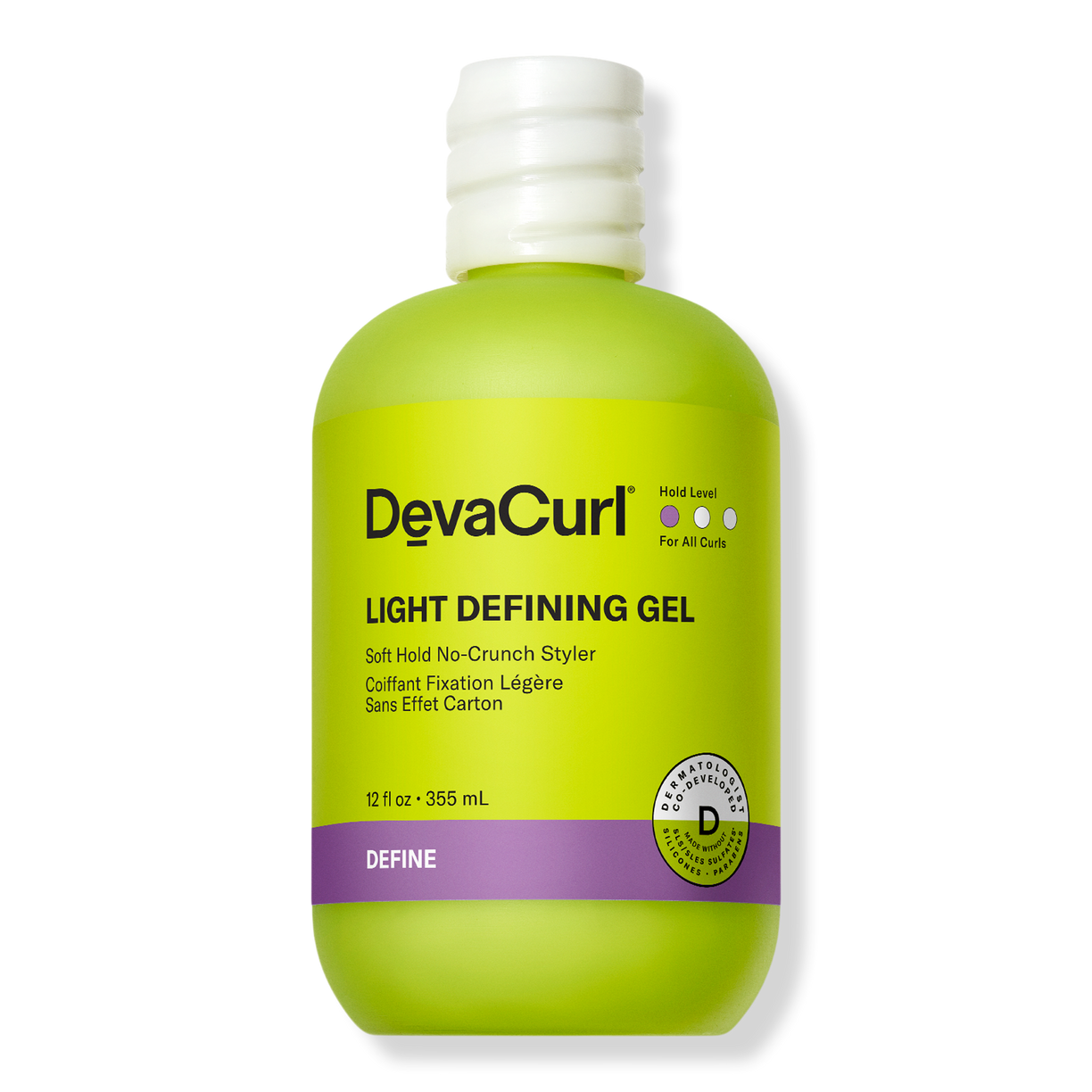 Deva Curl Light Defining Gel Soft Hold No-Crunch Styler 12 oz.