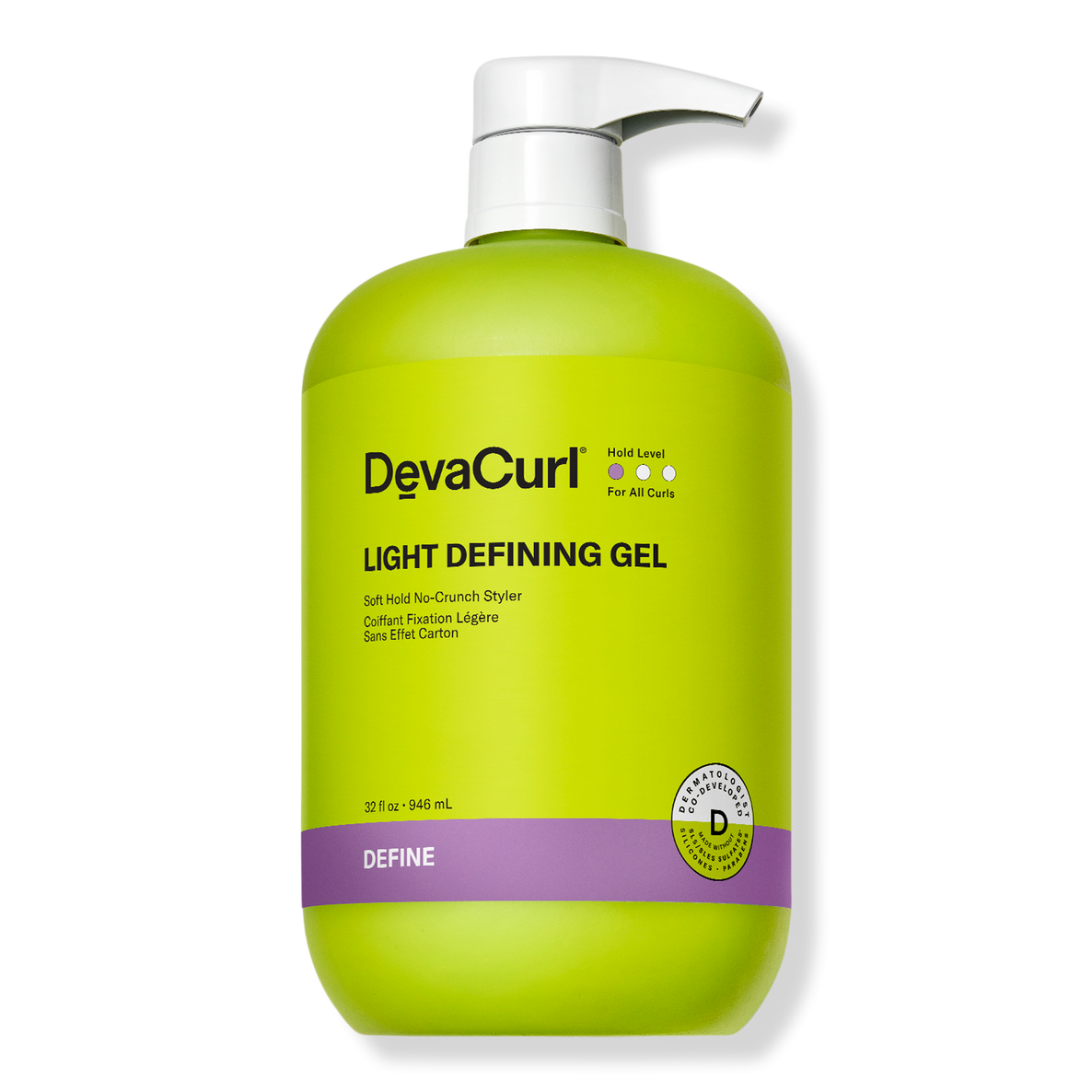 Deva Curl Light Defining Gel Soft Hold No-Crunch Styler 32 oz.