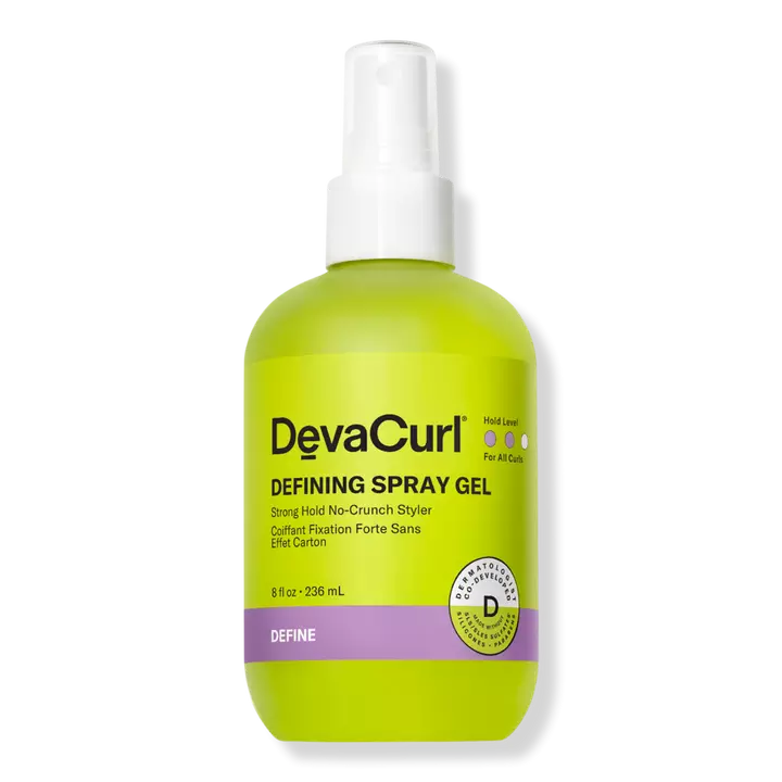 Deva Curl Defining Spray Gel Strong Hold No-Crunch Styler 8oz.