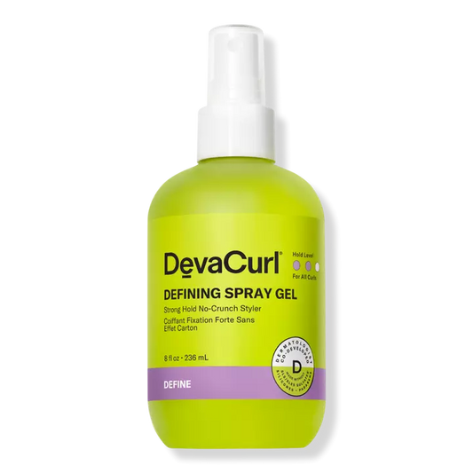 Deva Curl Defining Spray Gel Strong Hold No-Crunch Styler 8oz.