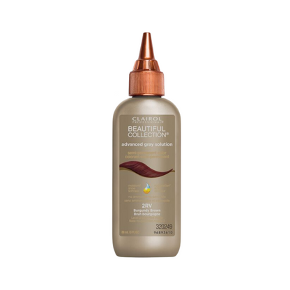 Clairol Professional Beautiful Collection Advanced Gray Solutions Semi Permanent Hair Color 2RV Burgundy Brown
