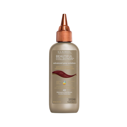 Clairol Professional Beautiful Collection Advanced Gray Solutions Semi Permanent Hair Color 4R Mahogany Red Brown