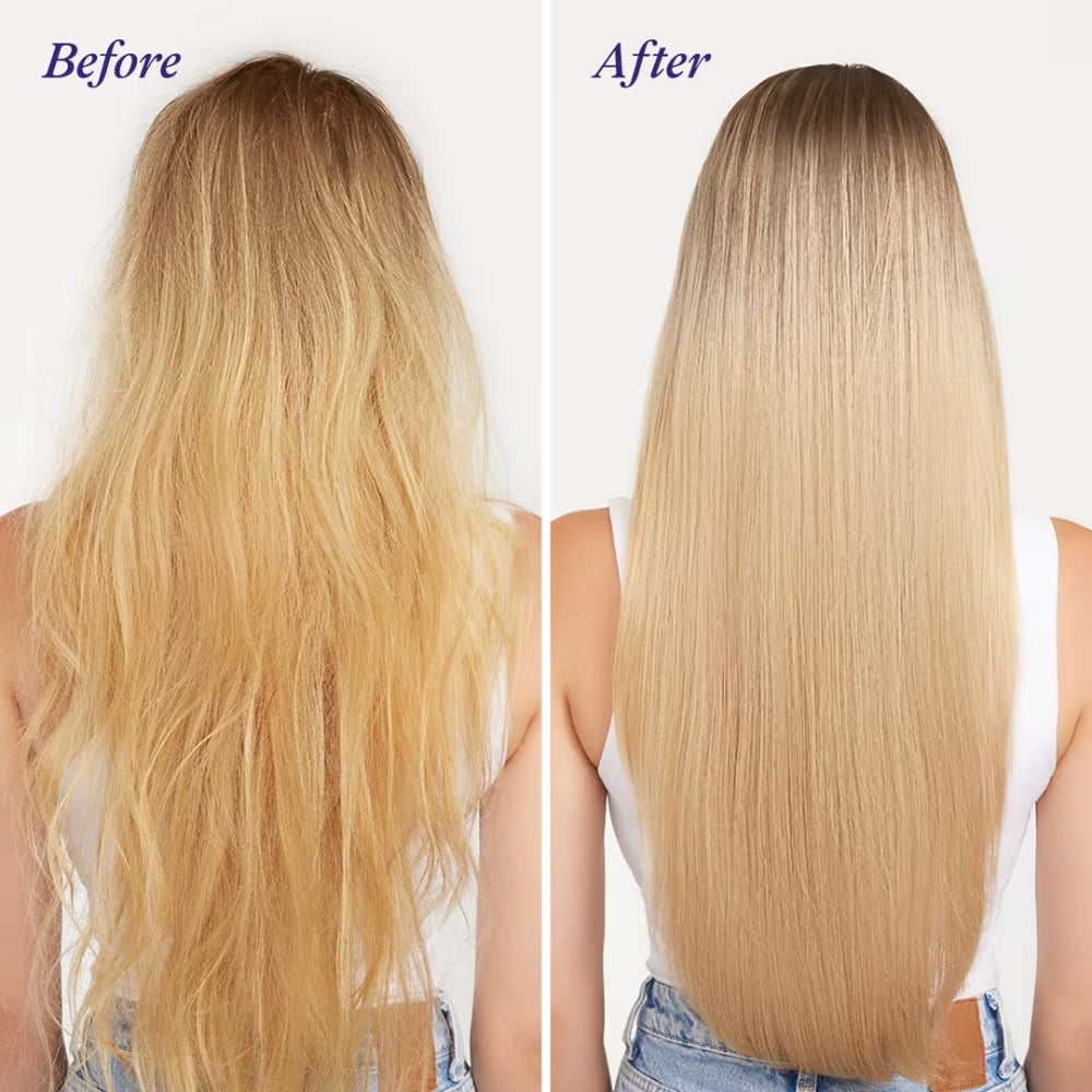 Unite Blonda Toning Shampoo before and after use