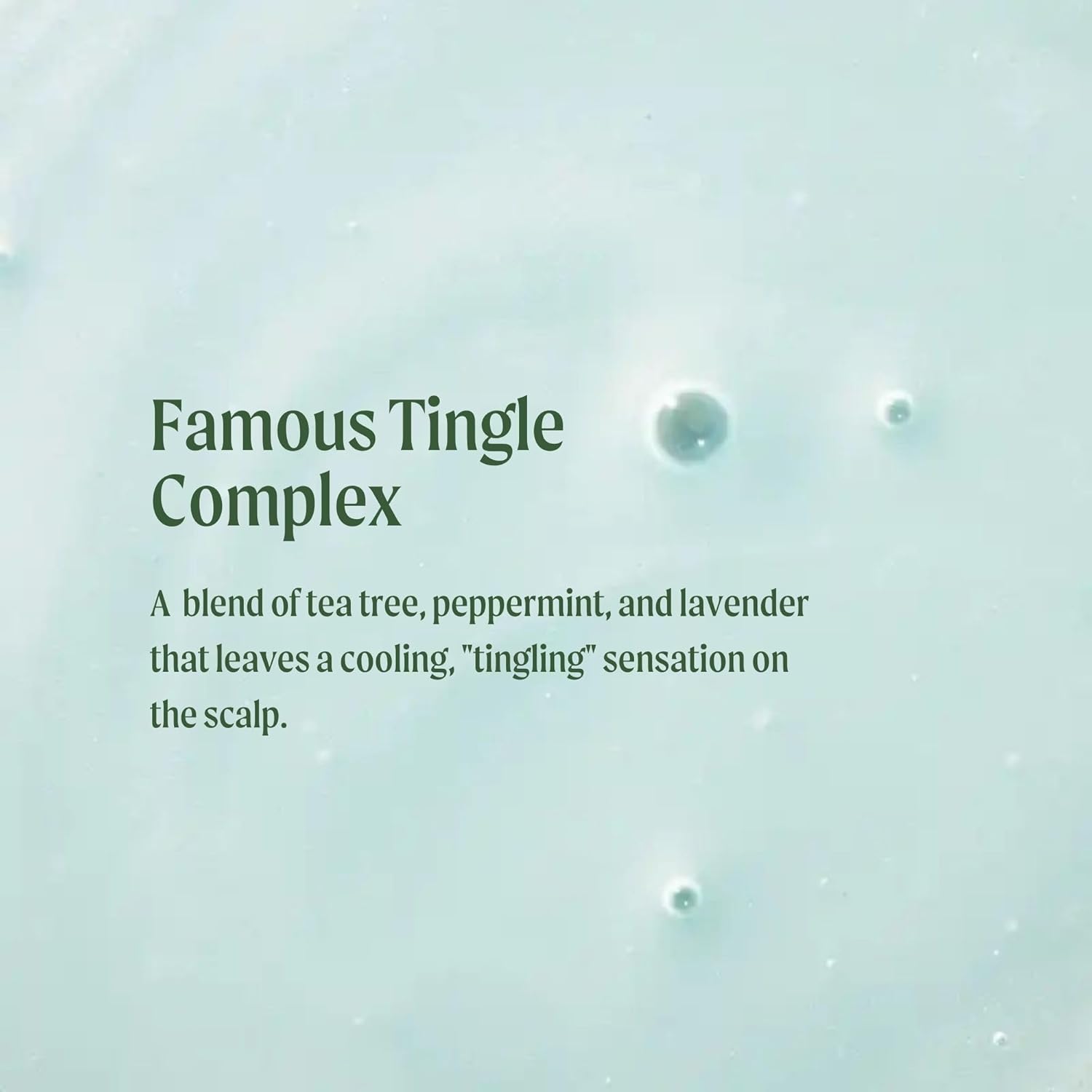 Paul Mitchell Tea Tree Special Shampoo product texture visual and famous tingle complex explanation