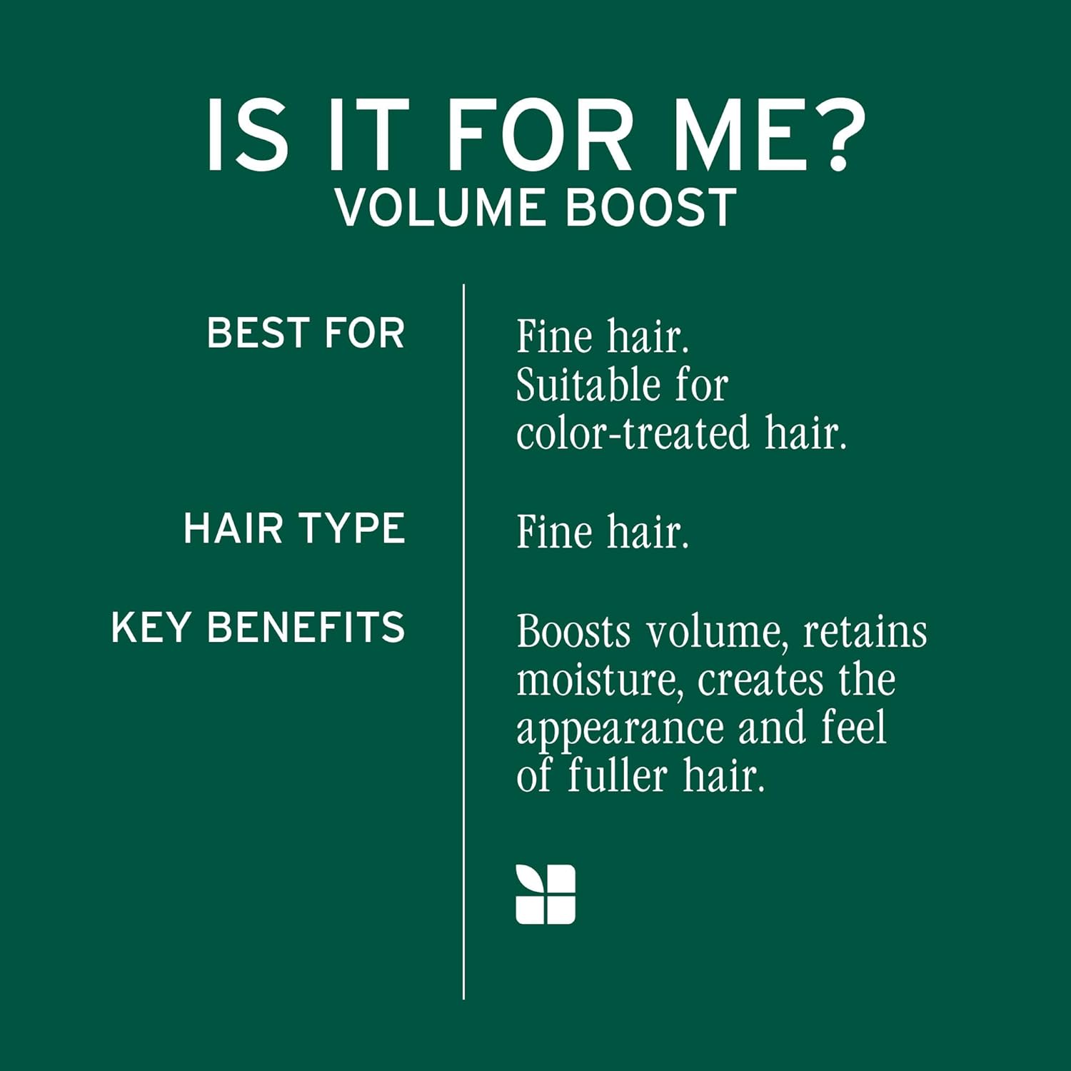 Product description for Biolage Volume Boost Shampoo