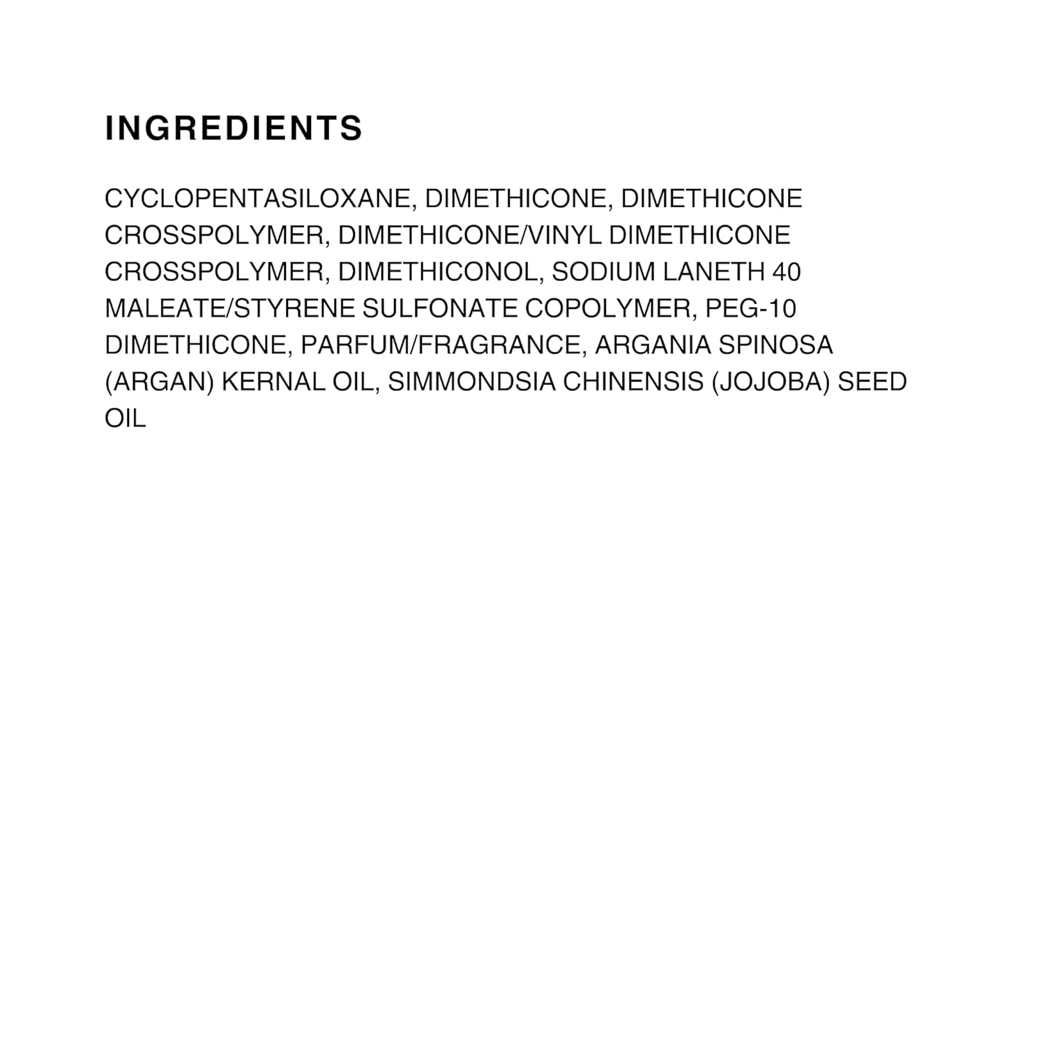 Kenra Platinum Blow-Dry Spray ingredients