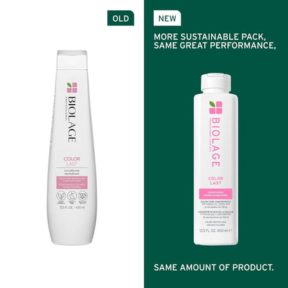 Old vs New Packaging of Biolage Color Last Conditioner